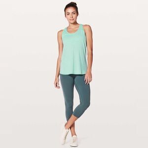 Lululemon Essential Tank in Heathered Washed Marsh